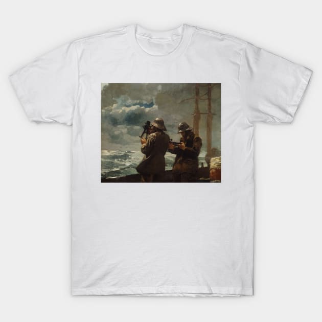 Eight Bells by Winslow Homer T-Shirt by Classic Art Stall